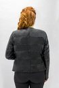 Женская кожаная куртка из натуральной кожи без воротника 0902139-4