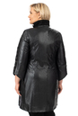 Женское кожаное пальто из натуральной кожи с воротником, отделка замша 0902499-3
