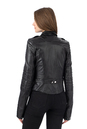 Женская кожаная куртка из натуральной кожи с воротником 0902516-3