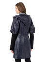 Женское кожаное пальто из натуральной кожи с капюшоном 0902537-3
