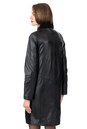 Женское кожаное пальто из натуральной кожи с воротником, отделка замша 0902623-3