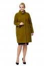 Женское пальто из текстиля с воротником 8001043-2