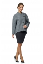 Женское пальто из текстиля с воротником 8001046