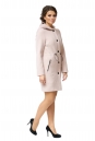 Женское пальто из текстиля с капюшоном 8001064-2