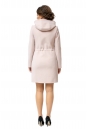Женское пальто из текстиля с капюшоном 8001064-3