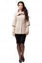 Женское пальто из текстиля с воротником 8001072