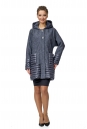 Женское пальто из текстиля с капюшоном 8001086-2