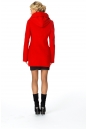 Женское пальто из текстиля с капюшоном 8001770-3