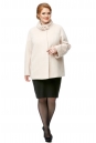 Женское пальто из текстиля с воротником 8001820
