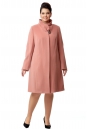 Женское пальто из текстиля с воротником 8001888