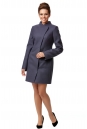 Женское пальто из текстиля с воротником 8001927