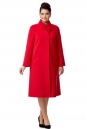 Женское пальто из текстиля с воротником 8001939