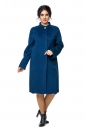 Женское пальто из текстиля с воротником 8002248