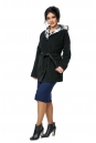 Женское пальто из текстиля с воротником 8002322-2