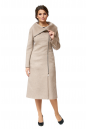 Женское пальто из текстиля с воротником 8002528
