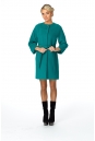 Женское пальто из текстиля без воротника 8002590-2