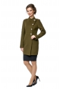 Женское пальто из текстиля с капюшоном 8002619-2