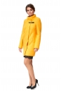 Женское пальто из текстиля с воротником 8002636-2