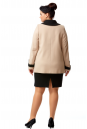 Женское пальто из текстиля с воротником 8002659-2