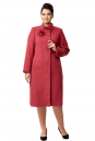 Женское пальто из текстиля с воротником 8002667