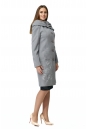 Женское пальто из текстиля с капюшоном 8002718-2