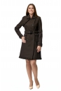 Женское пальто из текстиля с воротником 8002884