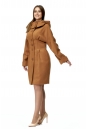 Женское пальто из текстиля с капюшоном 8002888-2