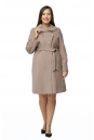 Женское пальто из текстиля с воротником 8002898