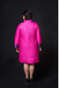 Женское пальто из текстиля с воротником 8003006-2