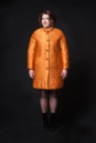Женское пальто из текстиля с воротником 8003007-4