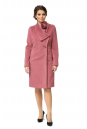 Женское пальто из текстиля с воротником 8003019