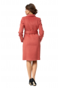 Женское пальто из текстиля с воротником 8003020-2