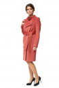 Женское пальто из текстиля с воротником 8003020-3