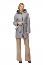 Женское пальто из текстиля с капюшоном 8003028