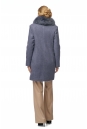 Женское пальто из текстиля, отделка песец 8003038-3