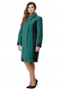 Женское пальто из текстиля с воротником 8005614-2