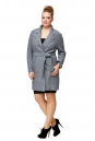 Женское пальто из текстиля с воротником 8005637