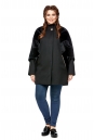 Женское пальто из текстиля с воротником 8005662