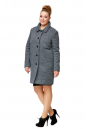 Женское пальто из текстиля с воротником 8005980