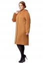 Женское пальто из текстиля с капюшоном 8008055-2