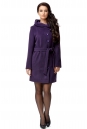 Женское пальто из текстиля с капюшоном 8008087-2