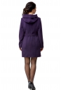 Женское пальто из текстиля с капюшоном 8008087-3