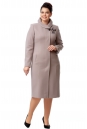 Женское пальто из текстиля с воротником 8008113