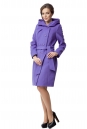 Женское пальто из текстиля с капюшоном 8008136