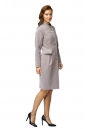 Женское пальто из текстиля с воротником 8008358