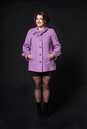 Женское пальто из текстиля с воротником 8008414