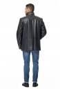 Мужская кожаная куртка из натуральной кожи на меху с воротником 8008434-3
