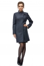 Женское пальто из текстиля с воротником 8008475