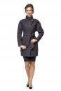 Женское пальто из текстиля с воротником 8008524