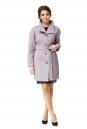 Женское пальто из текстиля с воротником 8008525